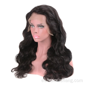 Oro 100% brasileño Cabello humano delantero Swiss Lace Body Wig Wig